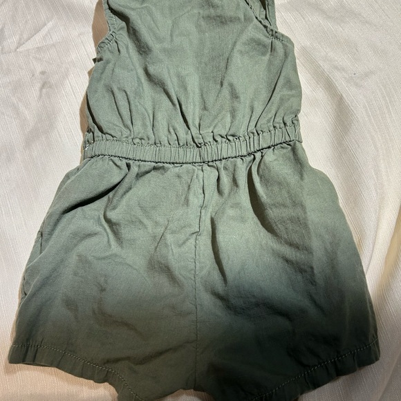 Army Green baby romper size 6-12 months shorts summer clothes - Picture 8 of 8